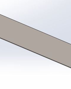 Central purlin inferior reinforce 484x100x1,25